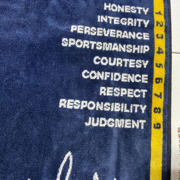 Vintage David Leadbetter Golf Swing Training Putter Towel w/Clip ~ The First Tee - Picture 5 of 8